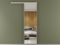 Перегородка Formato вдоль стены 1 створка