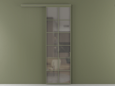 Перегородка Formato вдоль стены 1 створка