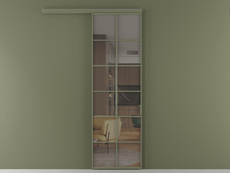 Перегородка Formato вдоль стены 1 створка