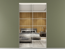 Перегородка Формато внутри проёма 2 створки