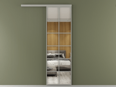 Перегородка Formato вдоль стены 1 створка