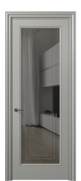 Межкомнатная дверь 8400 МНСР Серое с гравировкой. Цвет Матовый нейтральный серый. Материал Гладкая эмаль. Коллекция Mascot. Фото. Дверь межкомнатная 8400 МНСР Серое с гравировкой. Цвет Матовый нейтральный серый. Материал Гладкая эмаль. Коллекция Mascot. Картинка.