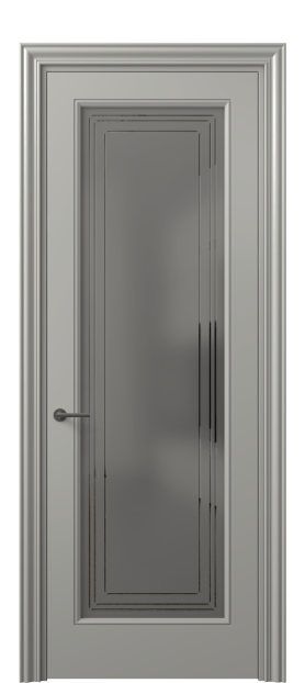 Межкомнатная дверь 8400 МНСР Серый сатин с гравировкой. Цвет Матовый нейтральный серый. Материал Гладкая эмаль. Коллекция Mascot. Фото. Дверь межкомнатная 8400 МНСР Серый сатин с гравировкой. Цвет Матовый нейтральный серый. Материал Гладкая эмаль. Коллекция Mascot. Картинка.
