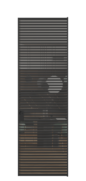 Межкомнатная дверь АЛПЛ040.06 Серый триплекс ЧЕР. Цвет Алюминий Черный. Материал Алюминий. Коллекция Formato. Фото. Дверь межкомнатная АЛПЛ040.06 Серый триплекс ЧЕР. Цвет Алюминий Черный. Материал Алюминий. Коллекция Formato. Картинка.